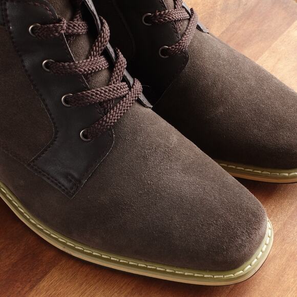 Calto Boots Mens Size 6.5 Brown Elevator Height Increasing Chukka‎ Ankle Casual main image 9